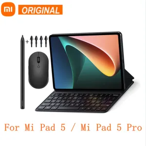 Controle Originele Xiaomi Mi Pad 5/5 Pro Magic TouchPad-toetsenbordbehuizingen 63 knoppen 1,2 mm toetsaanslag Tablethoes Magnetische hoes Stylus Muis