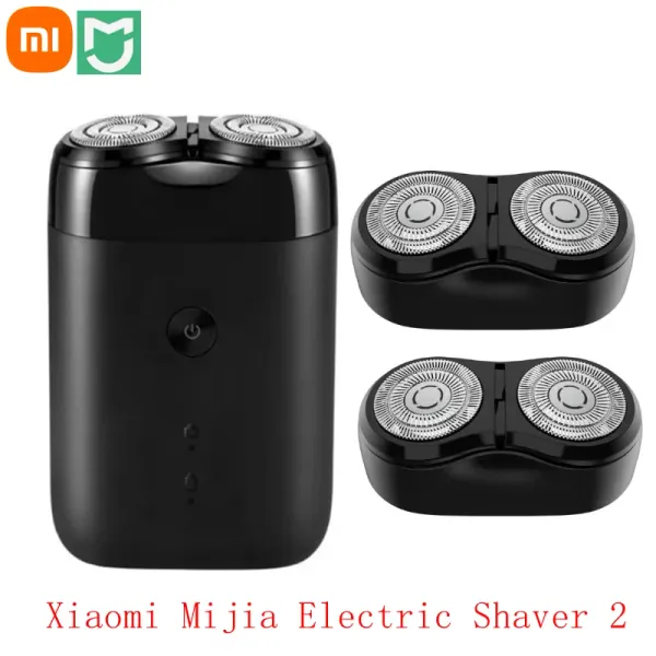 Contrôle Original Xiaomi Mijia Electric Shaver 2 Tête flottante Portable Razor Shavers USB Rechargeable Arear de type C
