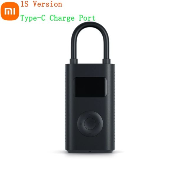 Contrôle Original Xiaomi Mijia compresseur d'air électrique Portable 1S pompe à Air capteur de pneu Mi trésor gonflable pour moto voiture football