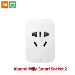 Contrôle d'origine Xiaomi Mijia Smart Home Socket 2 Téléphone WiFi Remote sans fil Smart Plug 2 pour Smart MI App Remote Controly