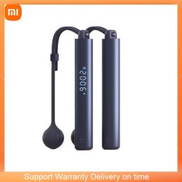 Control Xiaomi Mijia Smart Rope Sking ajustable Cableado con cable Contado/temporizador de doble modo/temporizador para el culturismo deportivo Perder peso