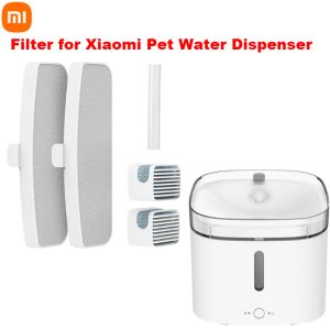 Control Original Xiaomi Smart Pet Dispensador de agua Juego de filtros Fuente para beber Dispensador de agua silencioso automático Juego de filtros de esterilización