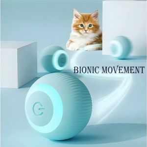 Contrôlez Pet Interactive Ball Smart Cat Dog Toys Cat Toy Indoor Automatic Rolling Magic Ball Cat Toy Toy Training Selfmoving Game