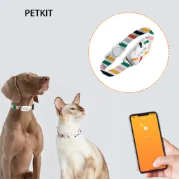 Controle PETKIT fit 3 Smart Pet-activiteit slaapmonitor Bluetooth-afstandsbediening waterdichte honden- en kattenhalsbanden tag werken met app