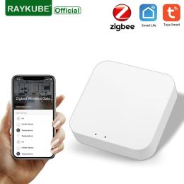 Contrôle Raykube WG2 Zigbee Gateway for Tuya App Smart Electronic Door Lock Adaptateur WiFi Remote Contrôle pour Smart Home