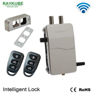 Besturing Raykube Wireless Intelligent Remote Control Lock Antitheft Lock voor onzichtbare slot elektrische deurslot Smart Warded Lock RW39