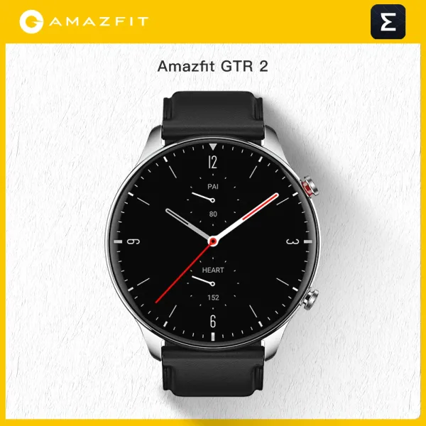 Contrôle la machine rénovée Amazfit GTR 2 Smartwatch 14 jours durée de vie de batterie 5ATM Contrôle Sleep Monitoring Smart Watch pour Android iOS
