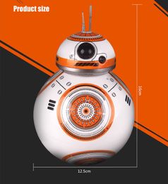 Robot de control Juguete divertido Estrella espacial Personalizar juguete bb8 Figura Modelo Kit de construcción Juguete Baile Bola giratoria Juguete ligero Niño Robot para niño Robot de dibujos animados Modelo de juguete Figura juguetes para niños