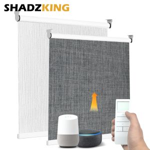 Contrôler les stores à rouleaux Shadzking pour Windows Motoralize Motoralize Electric Rolars Shades WiFi Motor Alexa Google Window Blinds pour Smart Home