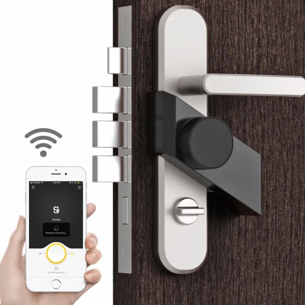Contrôle Livraison gratuite Sherlock S3 Smart Lock avec 4PCS Keys Phone App Control Bluetooth Compatible Electronicles Key Smart Door Lock