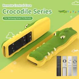 Contrôler le cas de télécommande en silicone pour Samsung Smart TV BN5901357A / 01311B Série Remote Creative Crocodile Shape Protective Cover Protective