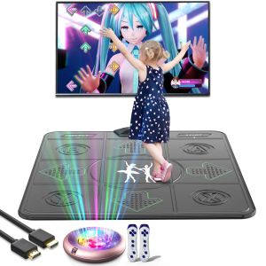 Besturing Single Dance Mat voor Smart TV Family Sport Video Game Niet -slip Muziek Fitness Tapijt Wireless Double Controller Dancing Pad