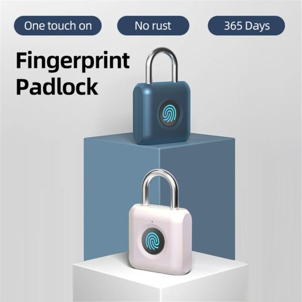 Contrôler Smart Biométrique Empreinte digitale Lock de porte sans clé Portable Antitheft USB Prémaculement de sécurité rechargeable pour le tiroir du boîtier des bagages