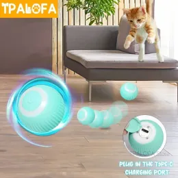 Contrôle des jouets de chat intelligents électriques Cat Ball Automatique Rolling Ball Cat Cat Interactive Toys Pet Toy For Cats Indoor Playing Cat Accessories