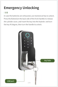 Besturing Smart Deadbolt Locks Entry voordeur TTLOCK -app Wifi Keyless Fingerprint Keypad Digital Bluetooth Lock voor Home Apartment