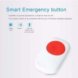 Besturing SMART Emergency Button SOS -knop ZigBee 3.0 Keyring Paniekschakelaar Home Alarmsysteem afstandsbediening voor oude mensen
