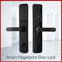 Besturing Smart Fingerprint Electronic Deur Slot met biometrische vingerafdruk / IC -kaart / wachtwoord / sleutel ontgrendeling / USB -noodkosten