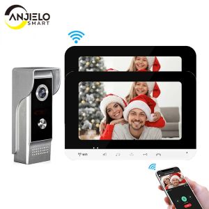 Contrôle Smart Home WiFi Video Intercom System Doorphone Ir Night Vision Smart Mobile Phone App App Demote déverrouille Home Access Control