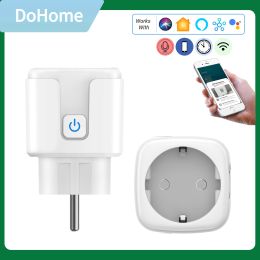 Control Smart Plug Mini 16A, WiFi Smart Outlet fonctionne avec Apple HomeKit,Alexa,Google Home SmartThings,télécommande avec fonction minuterie