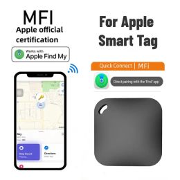 Contrôlez le traqueur d'étiquette intelligent Localisateur GPS Bluetooth Fonctionne avec Apple Trouver mon article d'application Dispositif intelligent anti-perte Localisateur MFI Clé de voiture Localisateur d'animaux