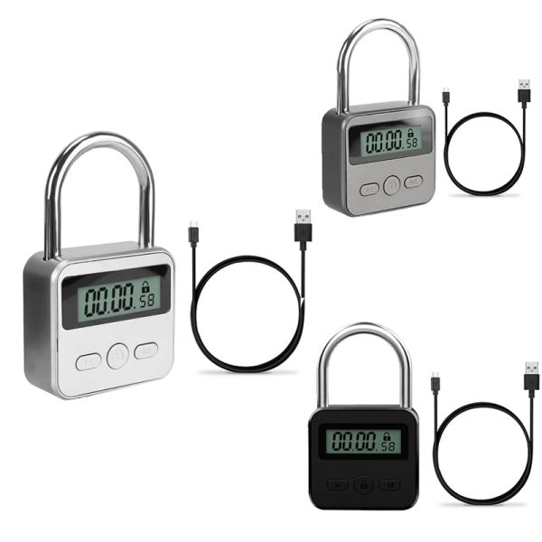 Contrôle Smart Time Lock LCD Affichage de la minuterie électronique interrupteur USB RECHARGAGE TIMER CALPORM