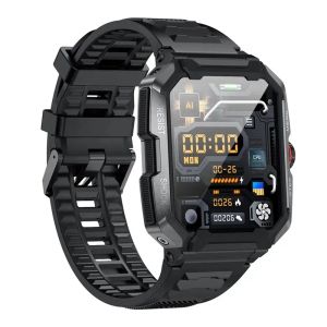 Contrôler Smart Watch Ak47 Men 1.85inch Bleutooth Call Ai Voice Assistant Music Wristwatch Sports Outdoor Fitness Tracker Smartwatch