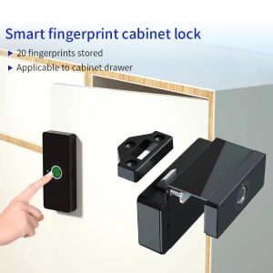Contrôle Smart Wood Porte verrouillage d'empreinte digitale Tiroir verrouillage de clés sans touche Forme digitale de déverrouillage