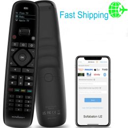 Contrôle Sofabaton U2 Universal Remote avec application personnalisable, télécommande intelligente d'Allinone, compatible avec TV / Soundbar / Streaming Play