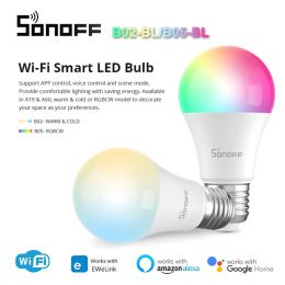 Control Sonoff B05/BA60 WiFi LED -lamp Dimmer Smart Light Bolbs 220V240V Remote Control Light Bulb werkt met Alexa Google Home Alice