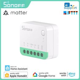 Control Sonoff Minir4M Mini WiFi Extreme ESP32 Chip Smart Switch Matter Compatible Detach Verbeterde relais voor SAMRT Home Work met Alexa
