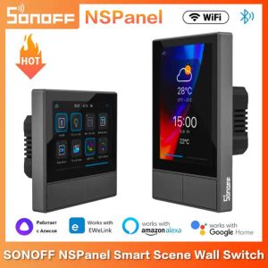 Contrôle SONOFF NSPanel interrupteur mural de scène intelligente eWelink APP contrôle HMI AllinOne panneau de commande fonctionne avec Alexa Google Home Siri Alice