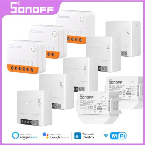 Control SONOFF R4 / R3 / R2 Mini Switch WiFi Mini Extreme Smart Home Module Relay Alexa Google Home Voice Control remoto para Ewelink