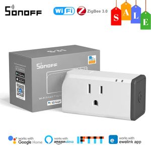 Contrôle SONOFF S31 Lite prise intelligente US WiFi/Zigbee prise d'alimentation intelligente application/voix/LAN ewelink APP contrôle prend en charge Alexa Google Home