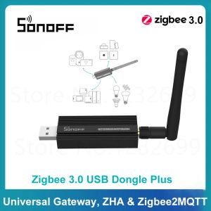 Controle SONOFF ZBDongleE USB Dongle Plus Zigbee 3.0 Draadloze Zigbee Gateway Analyzer Zigbee2MQTT USB Interface Capture met antenne