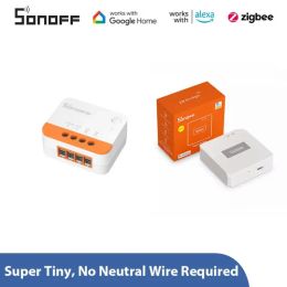 Bediening SONOFF ZBMINIL2/ZB BridgeP/ZBMINI Geen neutrale draad vereist Smart Home Zigbee draadloze EWeLink APP/stembedieningsschakelaarmodule