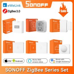 Controle Sonoff Zigbee 3.0 Zbbridge Pro / Wireless Switch / Temperatuur en vochtigheid / Motion / Doorsensor voor Alexa Google Home