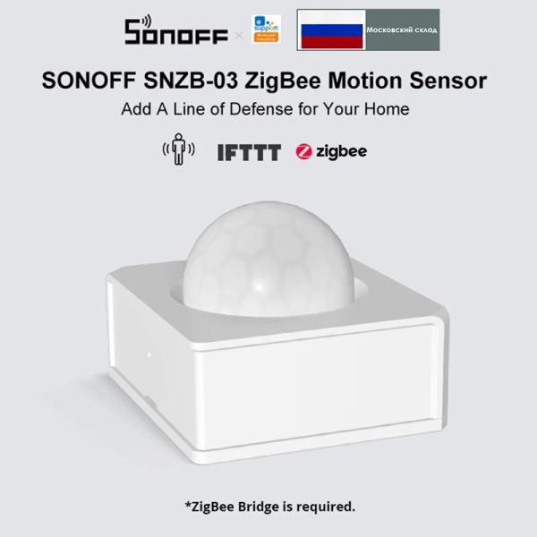 Contrôle sonoff zigbee motion capteur pir infrarouge détecteur Human Body Movement Mouvement Induction Smart Home Travail avec Ewelink SmartThings Ifttt