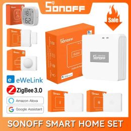 Contrôle Sonoff Zigbee SNZB01020304 / ZBBRIDGE PRO / SNZB02D Capteur / capteur de mouvement / capteur de porte pour Ewelink Alexa Google Home