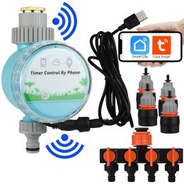 Controleer SPRYCLE WIFI Wireless Smart Water Timer Home Garden Automatische irrigatie Huning Remote -externe controller Outdoor voor kasplant