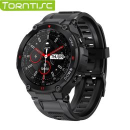 Contrôle Torntisc 2021 Nouveau Smart Watch Men Fitness Tracker 400 mAh Batterie Bluetooth Calles personnalisées Calculs en plein air Sports Smartwatch