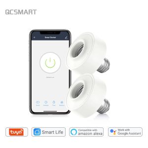 Controle Tuya Smart Life Afstandsbediening Licht Socket Lamphouder E27/E26 Timerschakelaar werkt met Echo Alexa en Google Home Spraakbesturing