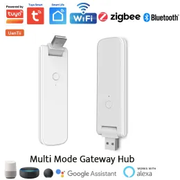 Contrôle le hub sans fil de passerelle multimode Smart Smart Fonctionne avec les produits Tuya Bluetooth et Zigbee USB alimentés pour Smart Home Hub App Cont