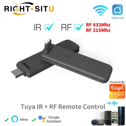 Contrôle Tuya Smart RF ir Remote Control WiFi USB Power Smart Home pour Air Conditioner TV LG TV Support Alexa, Google Home