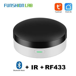 Control Tuya Smart Switch aire acondicionado TV IR RF433 control remoto Universal Bluetooth gateway hub con Alexa Google home Assistant