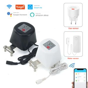 Contrôle Tuya Smart WiFi Water Vae Bluetooth Timer Garden Faucet For Gas Controller Support Alexa Google Assistant SmartLife App