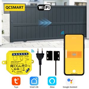 Control Tuya WiFi puerta corredera abridor de garaje interruptor Smart Life Control remoto por voz por Alexa Google Home