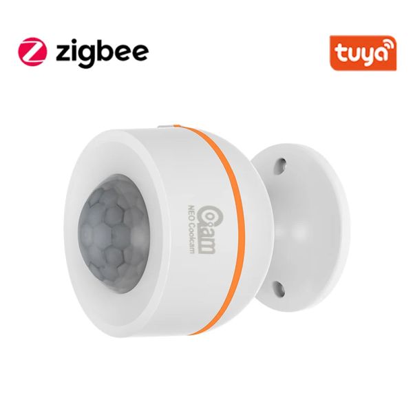 Contrôler le capteur de mouvement Smart PIR de Tuya Zigbee avec une batterie de température et d'humidité alimentée ou une alimentation USB fonctionne avec Tuya Hub