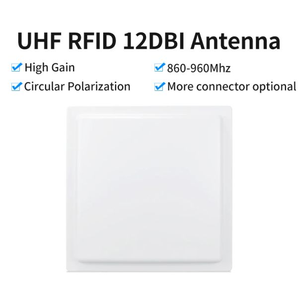 Contrôle UHF RFID Gain 12DBI Antenne Polarisation circulaire Antenne IP65 Antenne à longue portée pour l'application Smart Warehouse