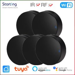 Control Universal 2 en 1 WiFi RF + interruptor IR para Tuya Smart Home aparatos RF/IR para aire acondicionado TV funciona con Alexa Google Home