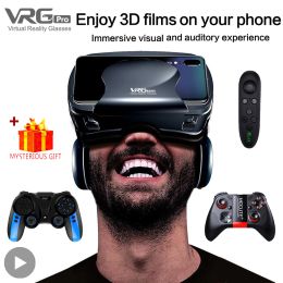 Controle VRG Pro 3D Virtual Reality VR Glasses Devices Headset Viar Goggles Helmet Lenzen Smart voor telefoon Smartphones Controllers Viewer